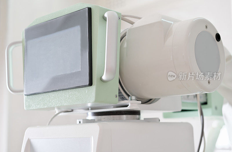 临床放射科的x光机。医院的现代诊断法
