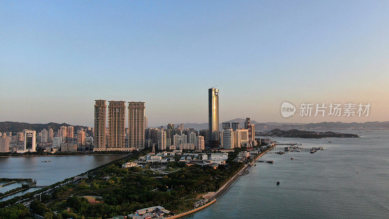 海滨城市高层建筑