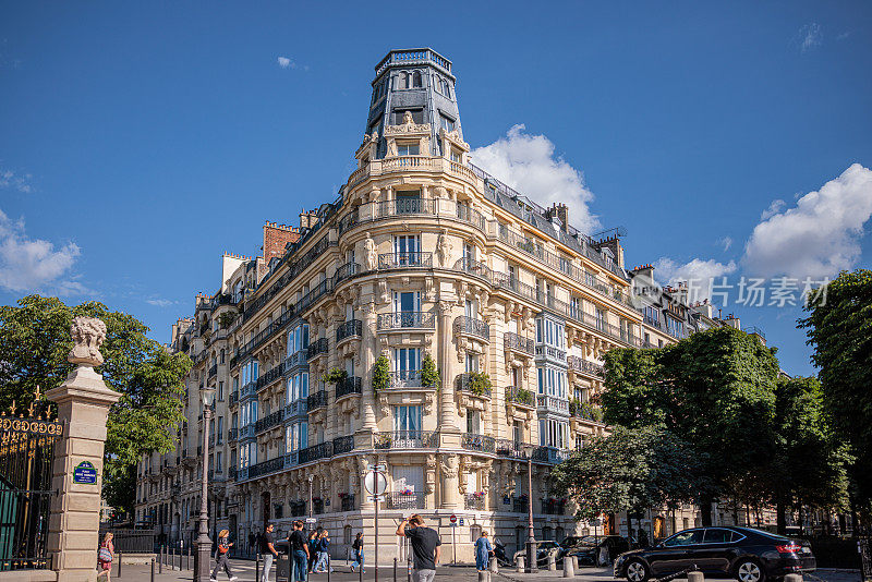 法国巴黎具有巴洛克风格的住宅建筑