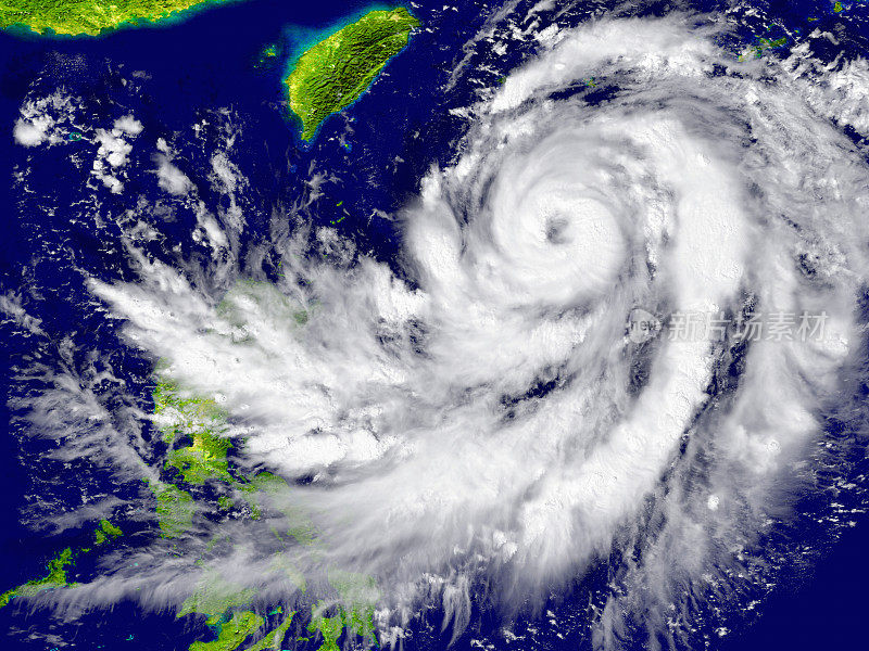 飓风逼近东南亚
