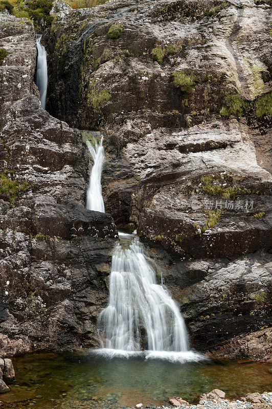 格伦科的苏格兰瀑布