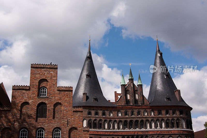 霍尔斯滕门和盐库在Lübeck