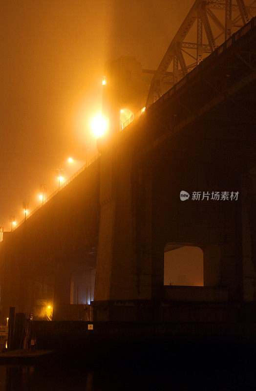 浓雾中的桥