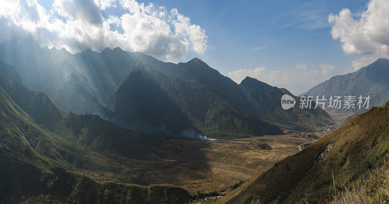 越南老街全景山景