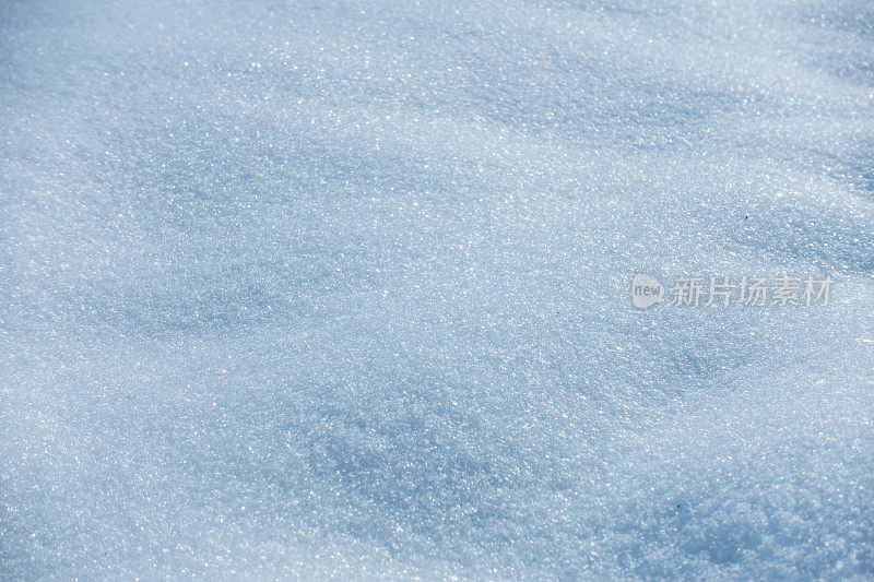 雪表面的抽象纹理