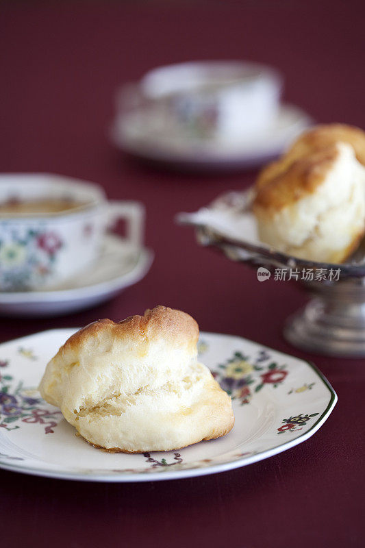 烤饼和茶