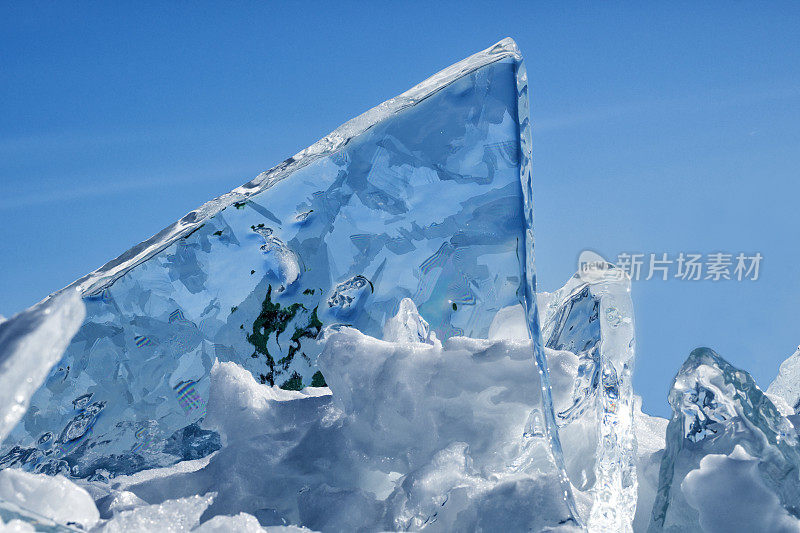 明尼苏达州的大块冰(板冰)