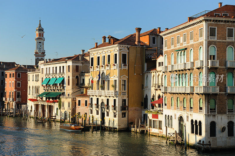 意大利威尼斯的大运河建筑