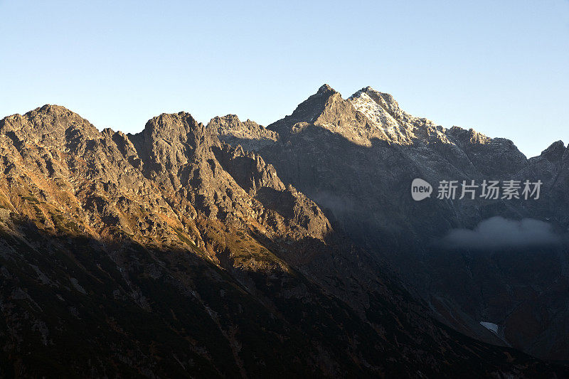 秋天的塔特拉斯山