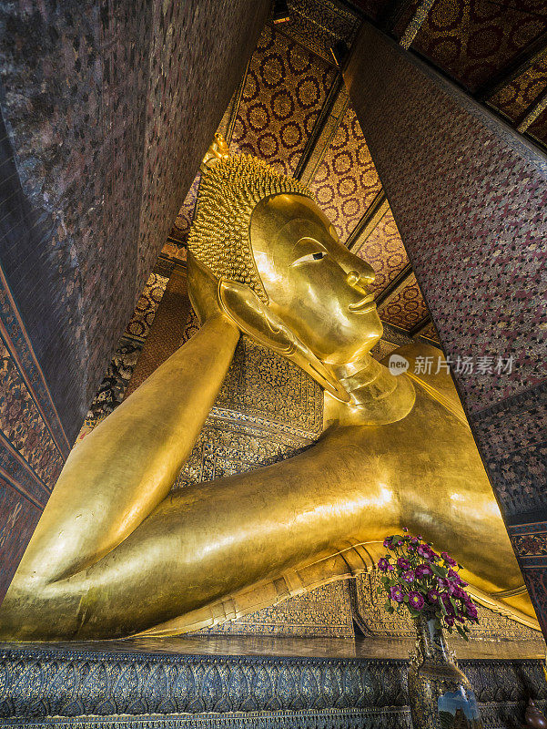 泰国曼谷卧佛寺的卧佛