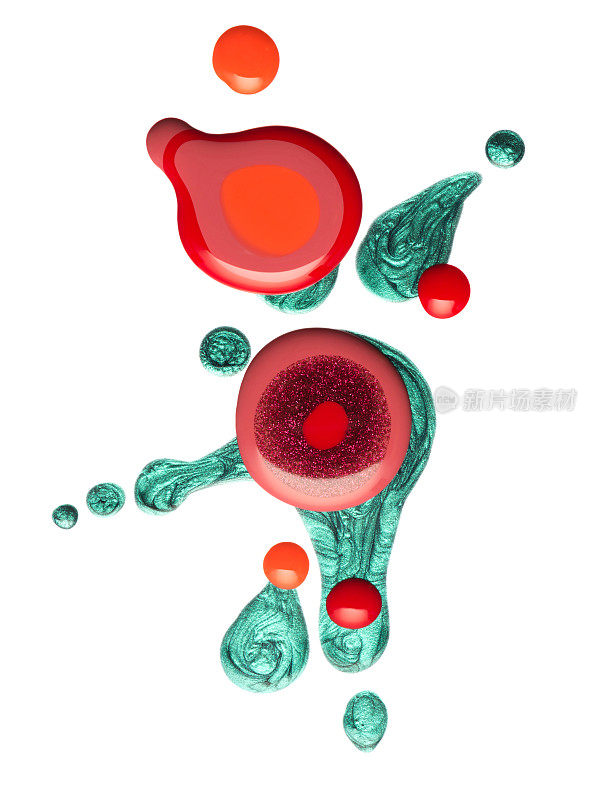 孤立的指甲油