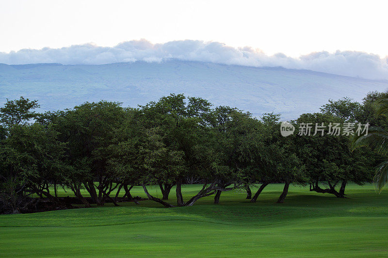 风景如画的高尔夫球场