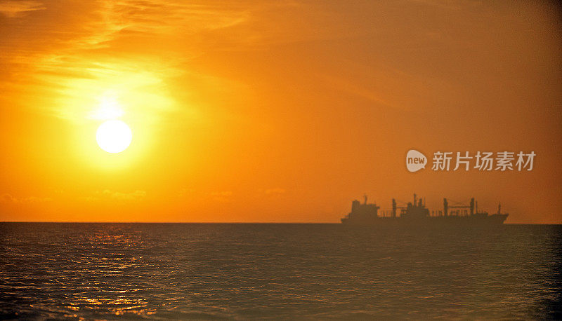 日出时分，印度洋，斯里兰卡
