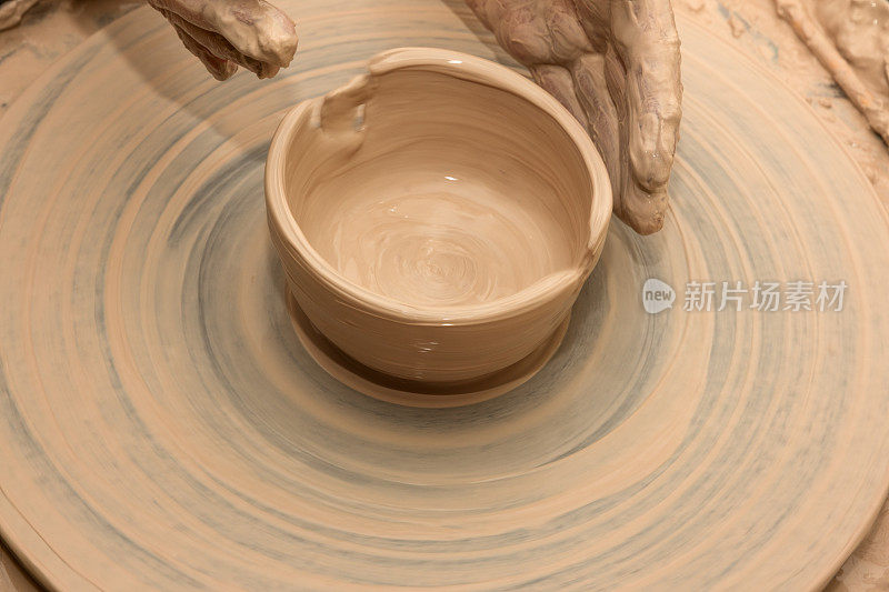 陶土碗的制作过程