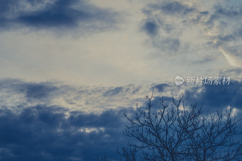 清澈的天空