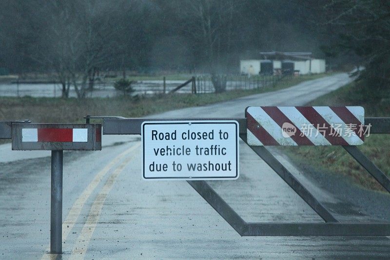 高速公路冲刷标志