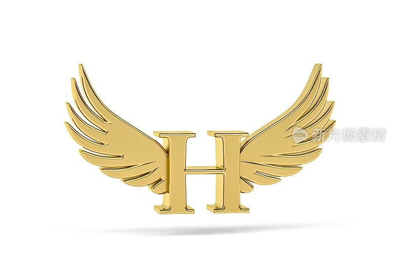 带翅膀的字母H