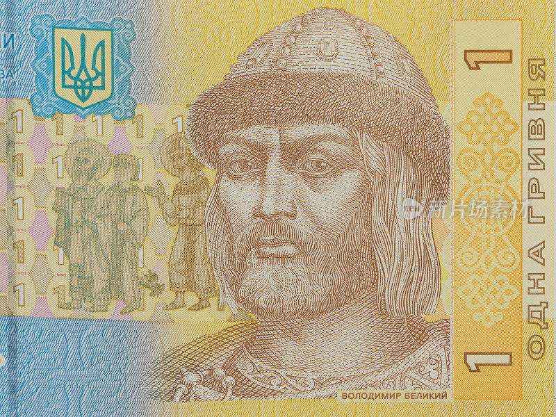 基辅大公、基辅罗斯的统治者弗拉基米尔大帝的画像