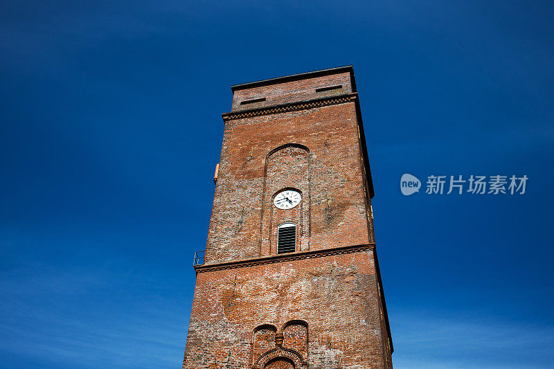 德国博尔库姆岛上的老灯塔