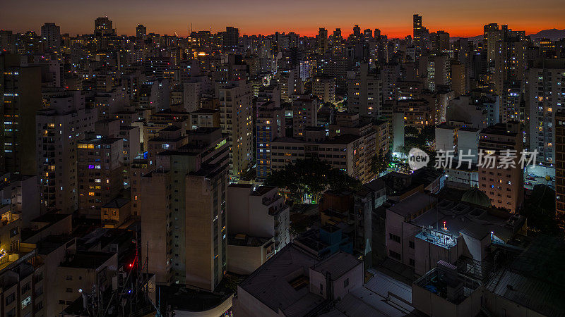 圣保罗的夜景