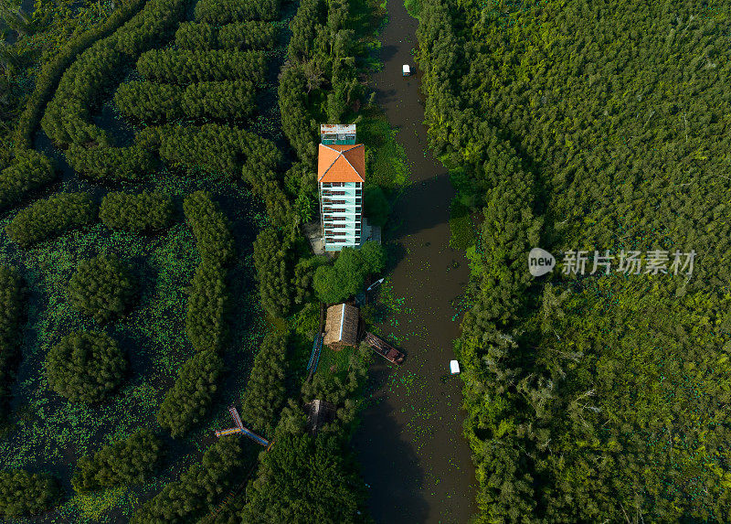 龙安潭腊湿地保护区风景优美