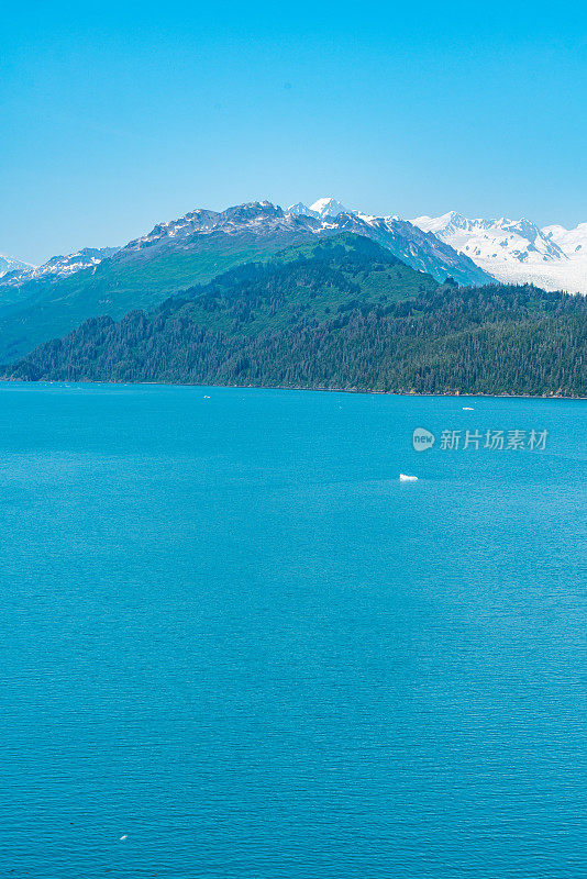 美国阿拉斯加州威廉王子湾的学院峡湾