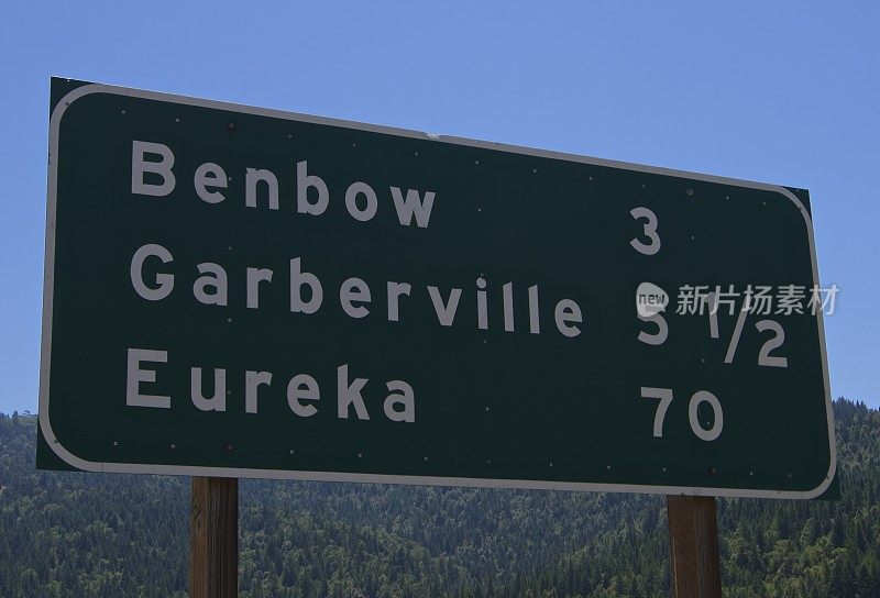 北加州公路标志
