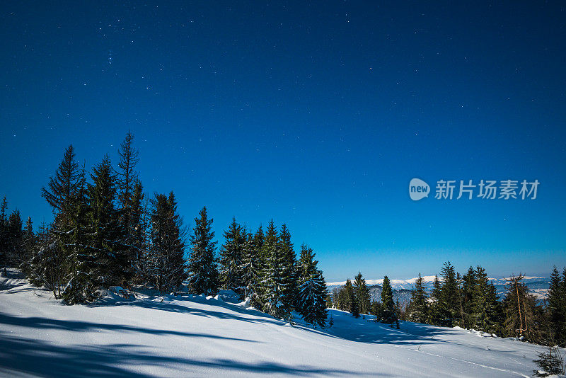 雪山里的夜星