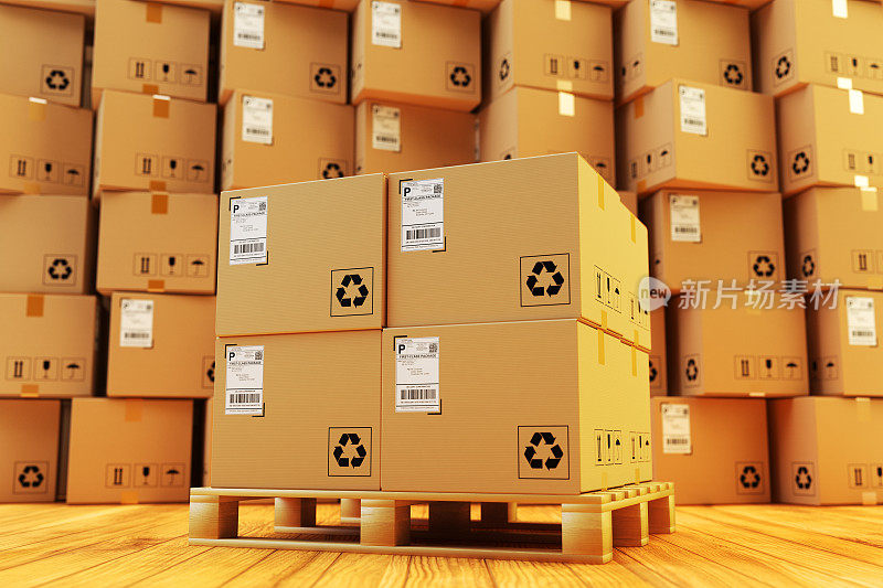 配送仓库、包装发货、货物运输和配送理念