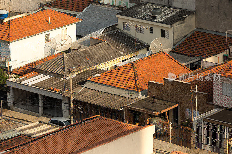 巴西圣保罗房屋鸟瞰图