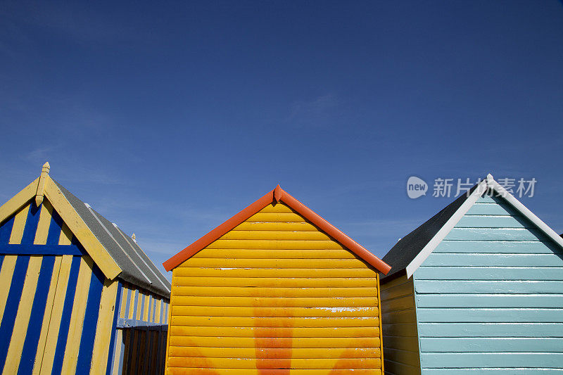 五彩缤纷的海滨小屋