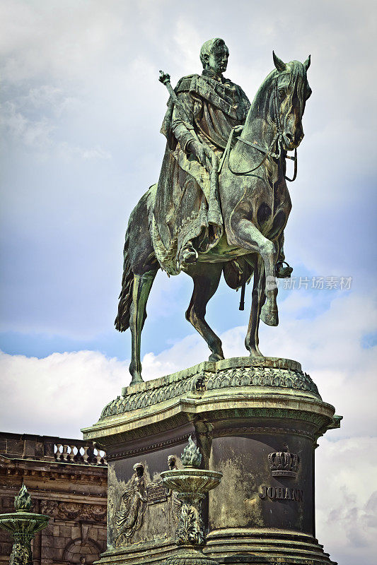 德国德累斯顿萨克森国王约翰雕像