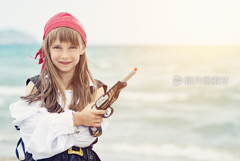 勇敢的小海盗女孩