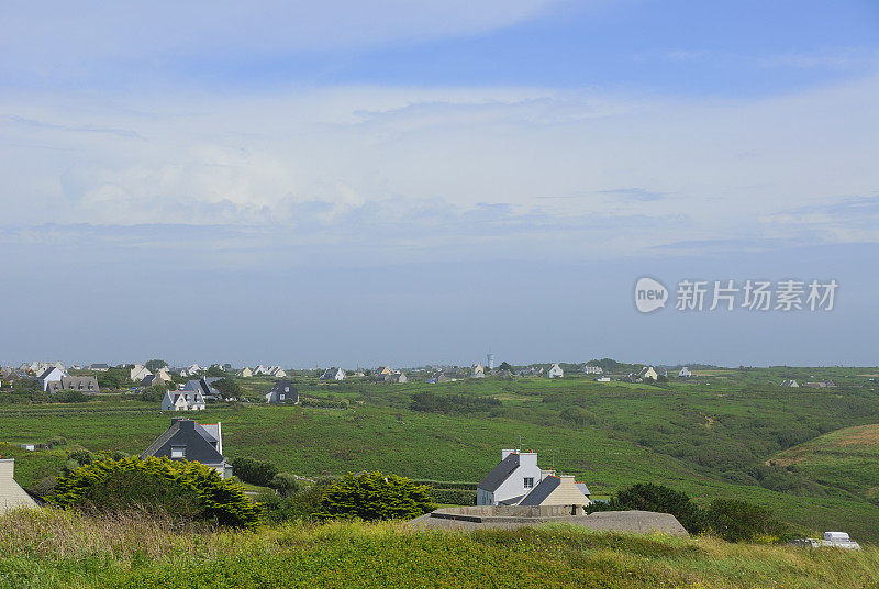 在布列塔尼海岸