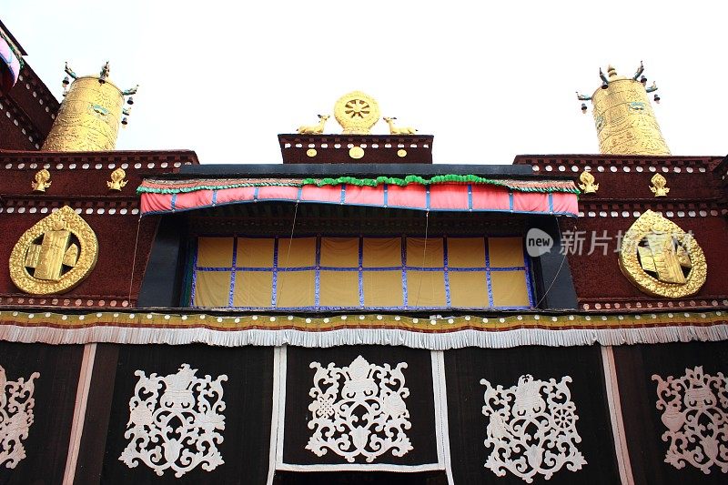 西藏拉萨的大昭寺
