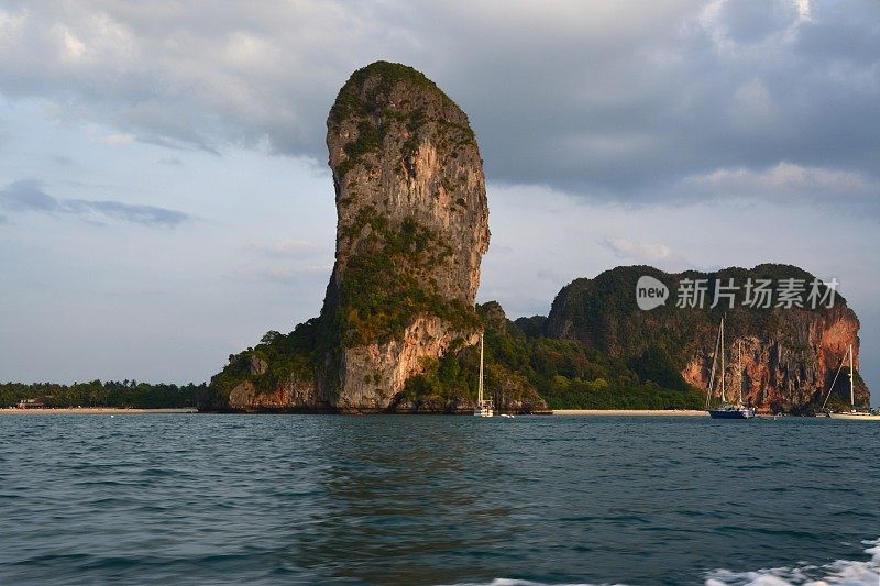 喀斯特石灰岩，拉伊半岛-泰国