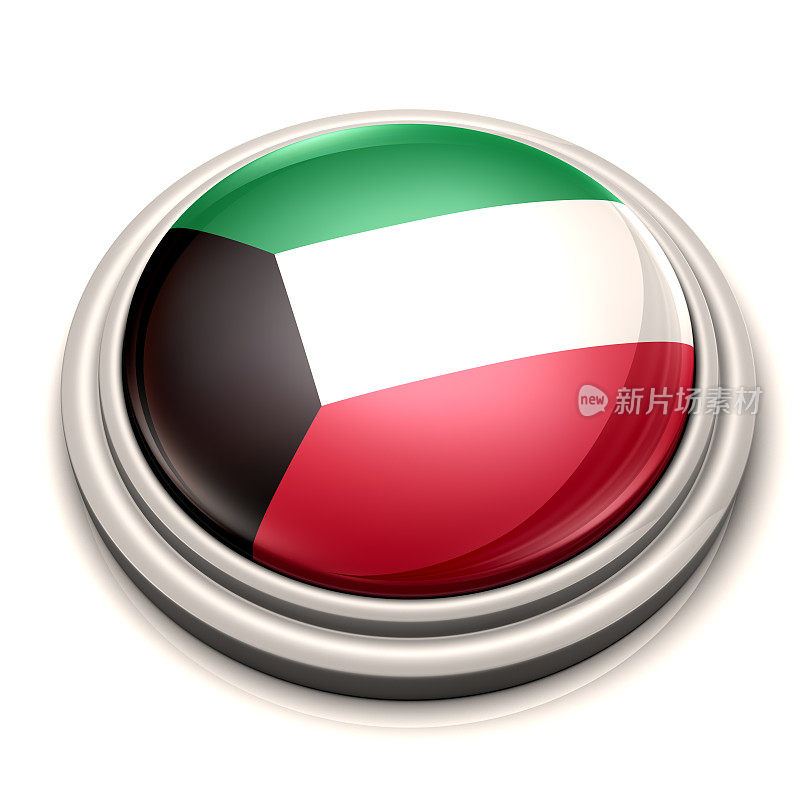 国旗按钮-科威特