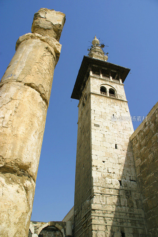 尖塔在大马士革