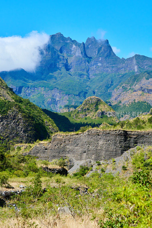 马菲特马戏团-留尼旺的火山沉积层