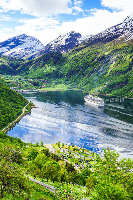 Geiranger峡湾，挪威