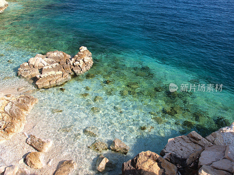 亚得里亚海海滨细节