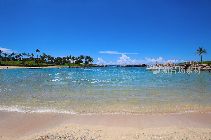 夏威夷的泻湖