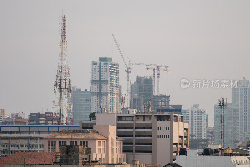 科伦坡城市景观，斯里兰卡