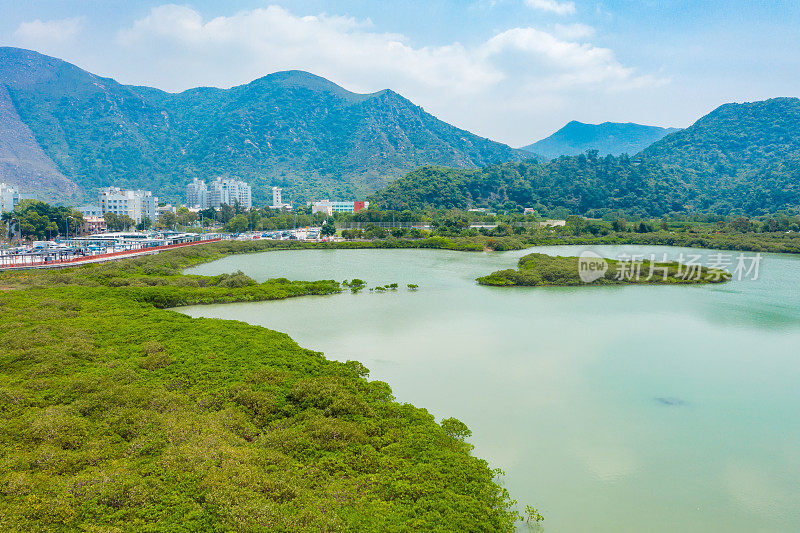 位于香港大屿山的大澳村