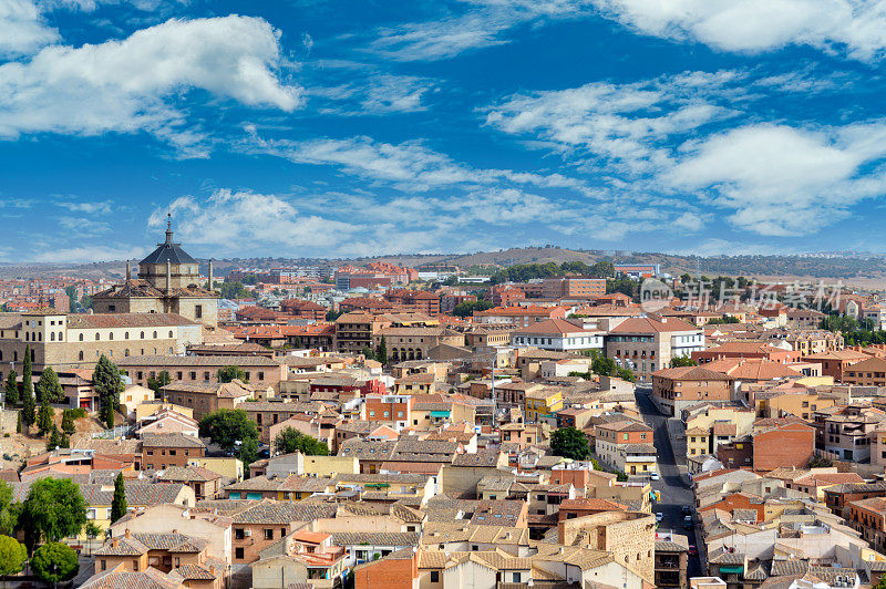托莱多,西班牙城镇的风景