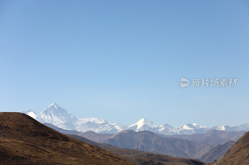 西藏的喜马拉雅山