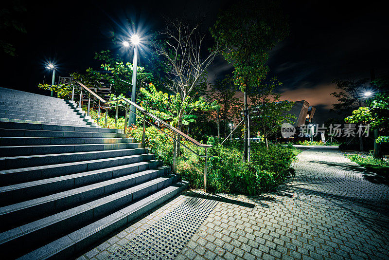 香港城市公园及街道照明