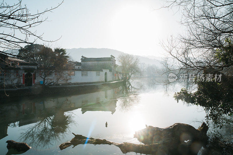 鸟瞰洪村——中国绘画中的一个村庄