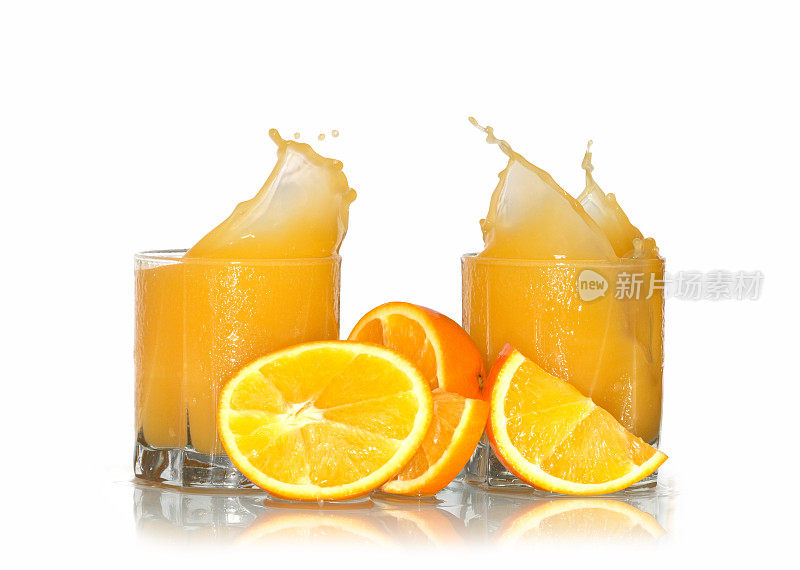 溅橙汁