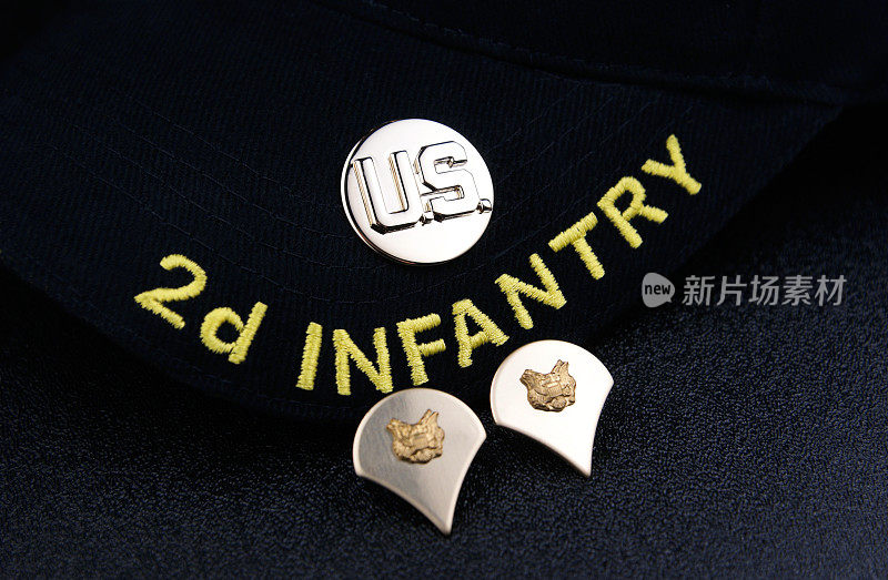 美国E4军衔徽章和2d步兵